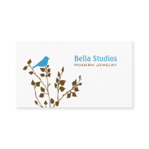 Cute Blue och Brown Bird