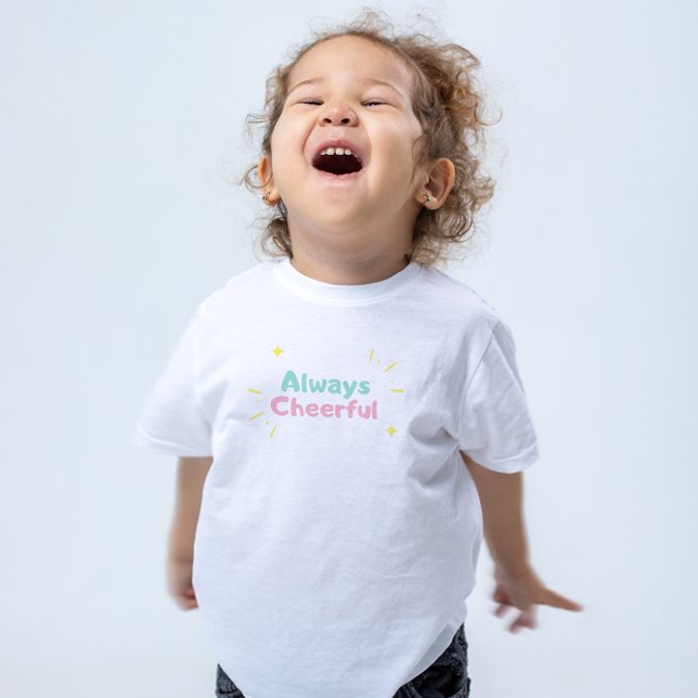 Cute Blue och Rosa Barn T-shirt (Skapare uppladdad)