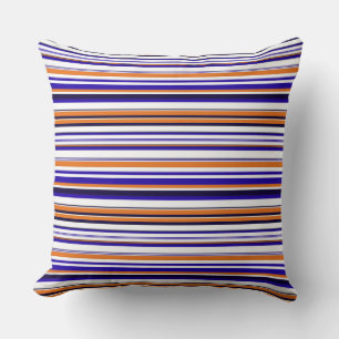 Cute Blue orange rand Kudde