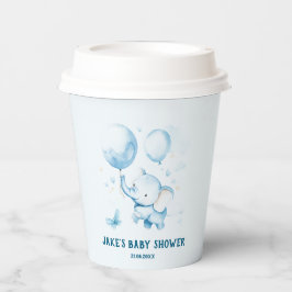 Cute Blue Pastel Elephant | Pappra Koppen för baby