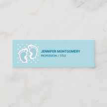 Cute Blue Pojke Feet Illustration