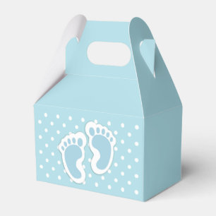 Cute Blue Pojke Feet Illustration Presentaskar