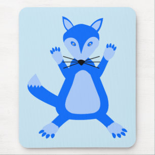 Cute Blue Pojke Fox Musmatta