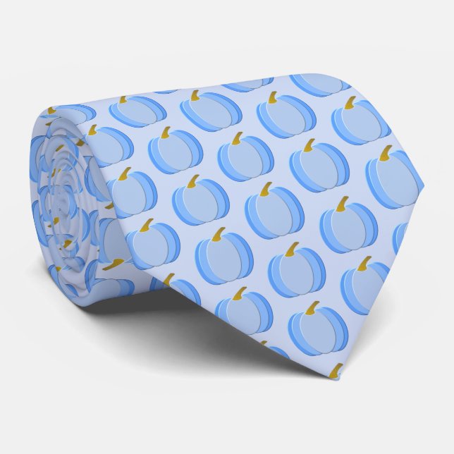 Cute Blue Pojke Pumpkin Patterned Slips (Rullad)