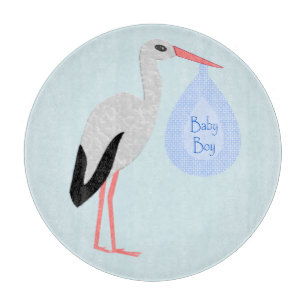 Cute Blue Pojke Stork