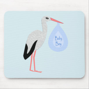 Cute Blue Pojke Stork Musmatta