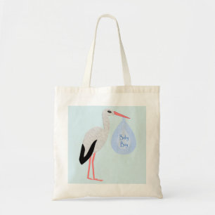Cute Blue Pojke Stork Tygkasse