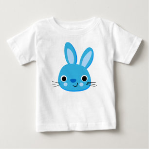 Cute Blue Rabbit Pojke T-shirt