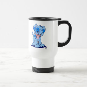 Cute Blue Tecknad Puppy Resemugg