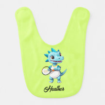 Cute Blue tennis dinosauaur