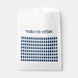 Cute Blue Uggla Birthday Slumber Party