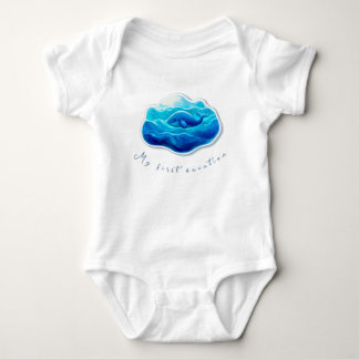 Cute Blue Whale T Shirt