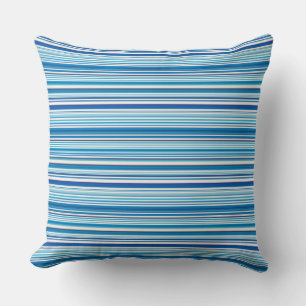 Cute blue white rand kudde