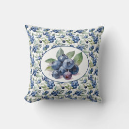 Cute Bluebär Watercolor Kudde