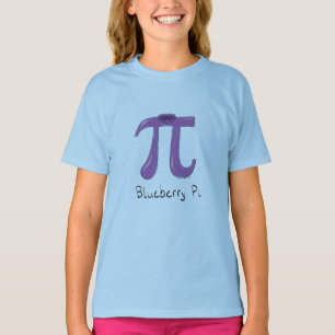 Cute Blueberry Pi Symbol Math Teacher T Shirt