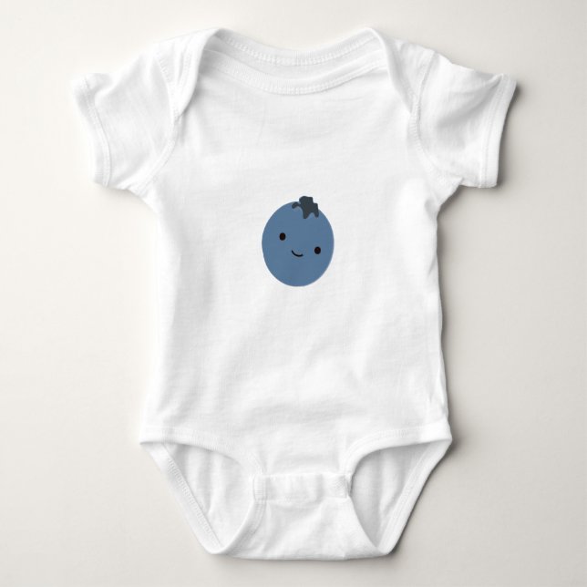 Cute Blueberry T-shirt (Framsida)