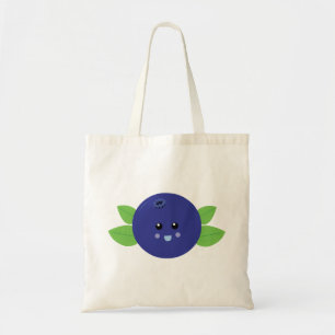 Cute Blueberry Tote Bag Tygkasse