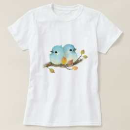 Cute Bluebirdss på Gren T Shirt