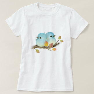 Cute Bluebirdss på Gren T Shirt