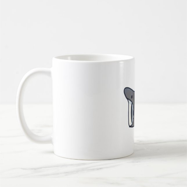 Cute Bmaskhaj Kaffemugg (Vänster)