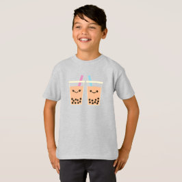 Cute Boba Bubble Tea Kärlek T Shirt