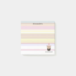 Cute Boba Mjölk Tea Pun Post-it Notes