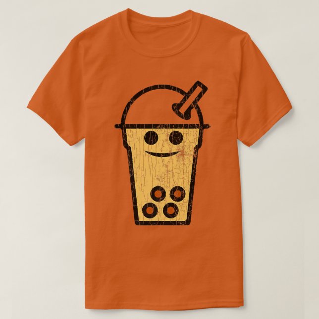 Cute Boba Tea Funny Bubble Mjölk Graphic 758 T Shirt (Design framsida)