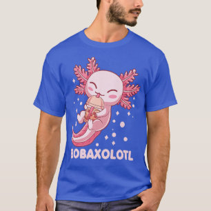 Cute Bobaxolotl Boba Tea Bubble Mjölk Kawaii Axolo T Shirt