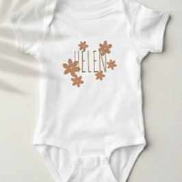 Cute bodysuit custom daisies for kids t shirt