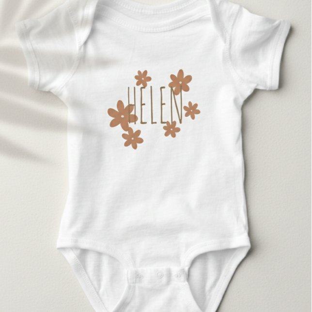 Cute bodysuit custom daisies for kids  t shirt (Skapare uppladdad)