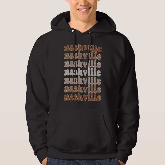 Cute Boho Aesthetic Southern Cowgirl Land Music Hoodie (Framsida)