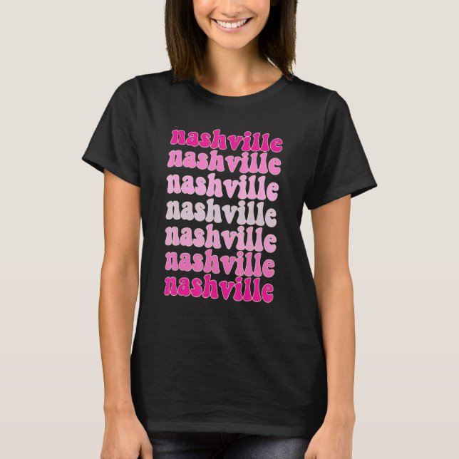 Cute Boho Aesthetic Southern Cowgirl Land Music T Shirt (Framsida)