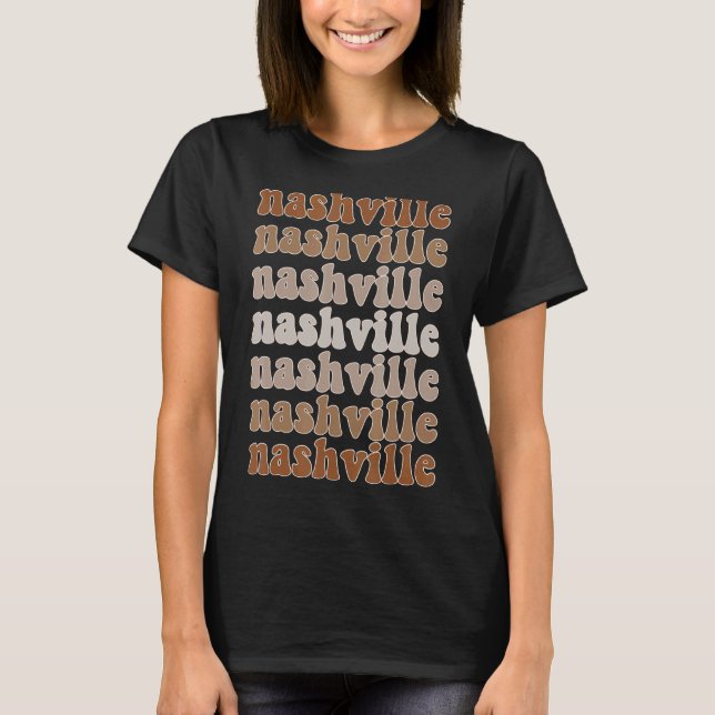 Cute Boho Aesthetic Southern Cowgirl Land Music T Shirt (Framsida)