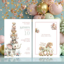 Cute Boho Animal Birthday Party