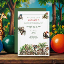 Cute Boho Baby Safari Birthday Party