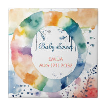 Cute BOHO Baby Shower Anpassningsbar