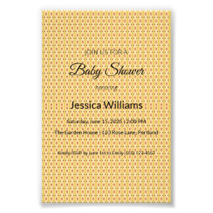 Cute Boho Baby Shower Gender Neutral, Anpassade Fototryck