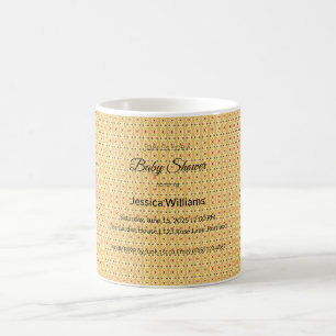 Cute Boho Baby Shower Gender Neutral, Anpassade Kaffemugg