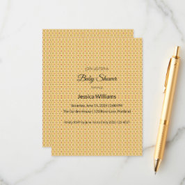 Cute Boho Baby Shower Gender Neutral, Anpassade Tilläggskort