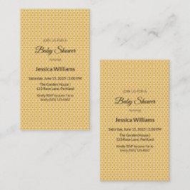 Cute Boho Baby Shower Gender Neutral, Anpassade Visitkort