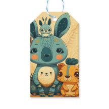 Cute boho blommigt kanin anpassningsbar runt klock