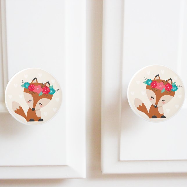 Cute Boho Chic Fox Knopp (Skapare uppladdad)