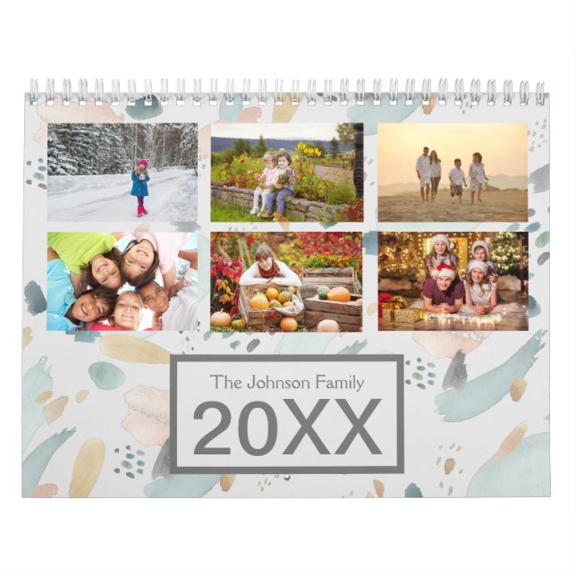 Cute Boho-familjen Skapar ditt eget foto Kalender (Omslag)