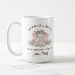 Cute Boho Grandma Gravid Announcement Mugg