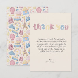 Cute Boho Hej Little One Baby Shower Tack Kort