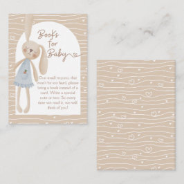 Cute Boho Oh Baby Bunny Hearts Bokar för Baby Tilläggskort