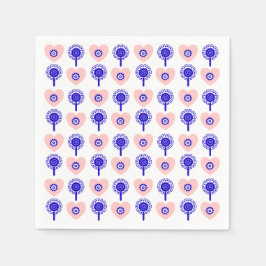 Cute boho pattern pappersservett