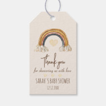 Cute Boho Rainbow Baby Shower Gift-Märkre