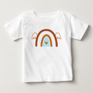 Cute Boho Rainbow med Personlig Namn T Shirt