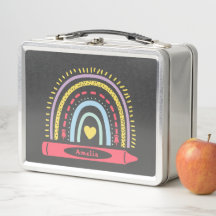 Cute Boho Rainbow Personlig Kids Namn